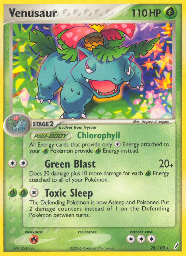 EX Crystal Guardians Venusaur #28/100